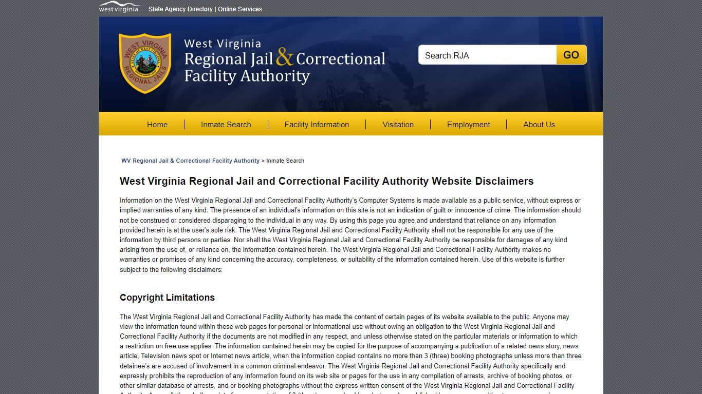 West Virginia Regional Jail and Correctional Facility ...